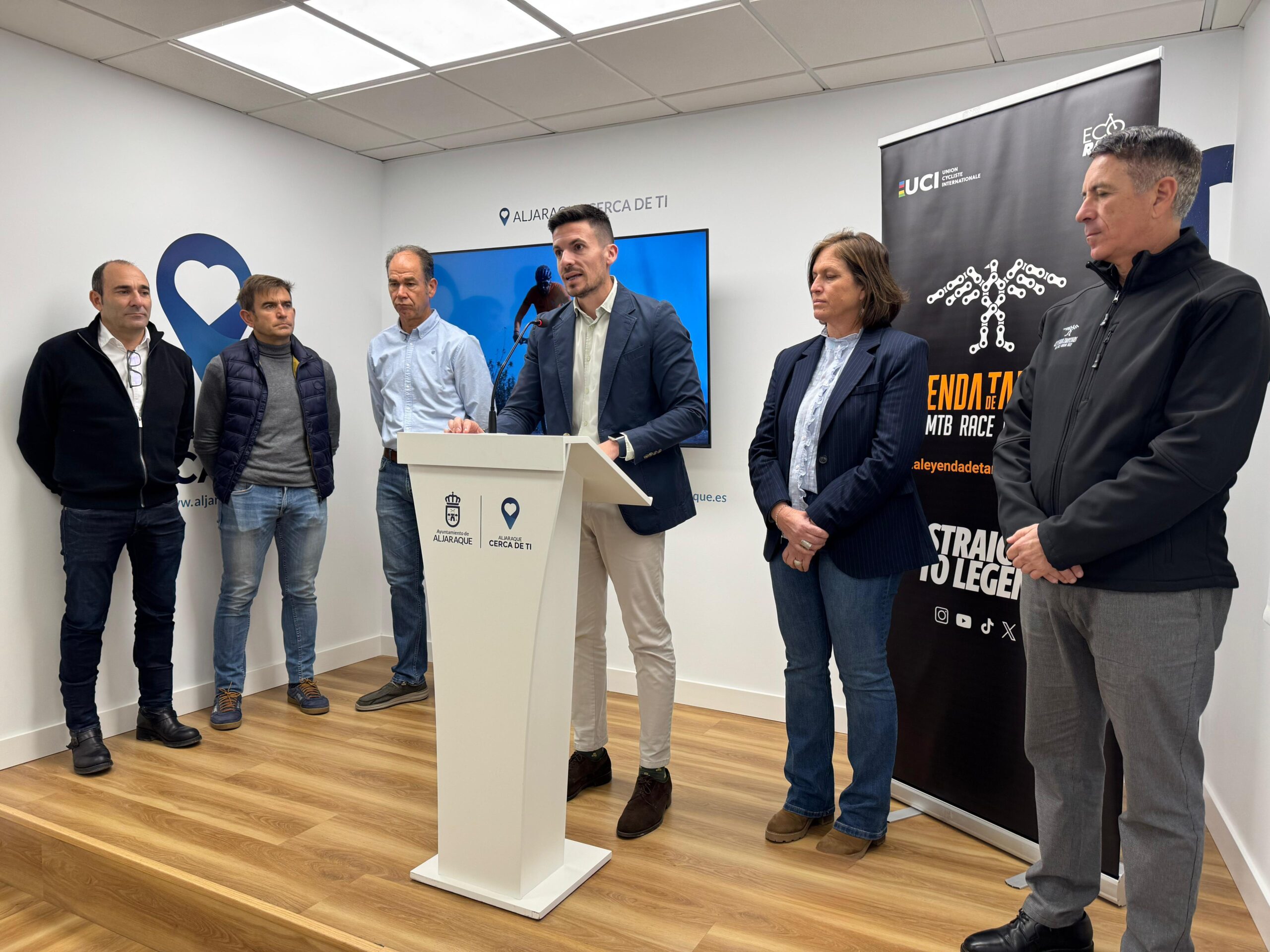 Acto de presentación de La Leyenda de Tartessos en Aljaraque.